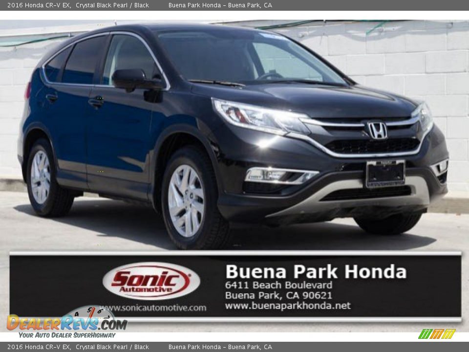 2016 Honda CR-V EX Crystal Black Pearl / Black Photo #1