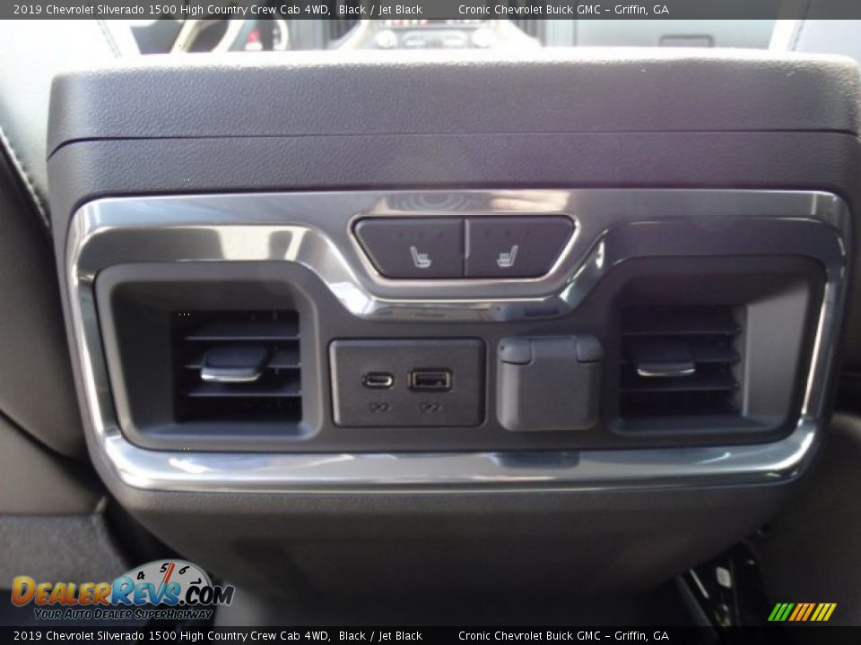 2019 Chevrolet Silverado 1500 High Country Crew Cab 4WD Black / Jet Black Photo #28