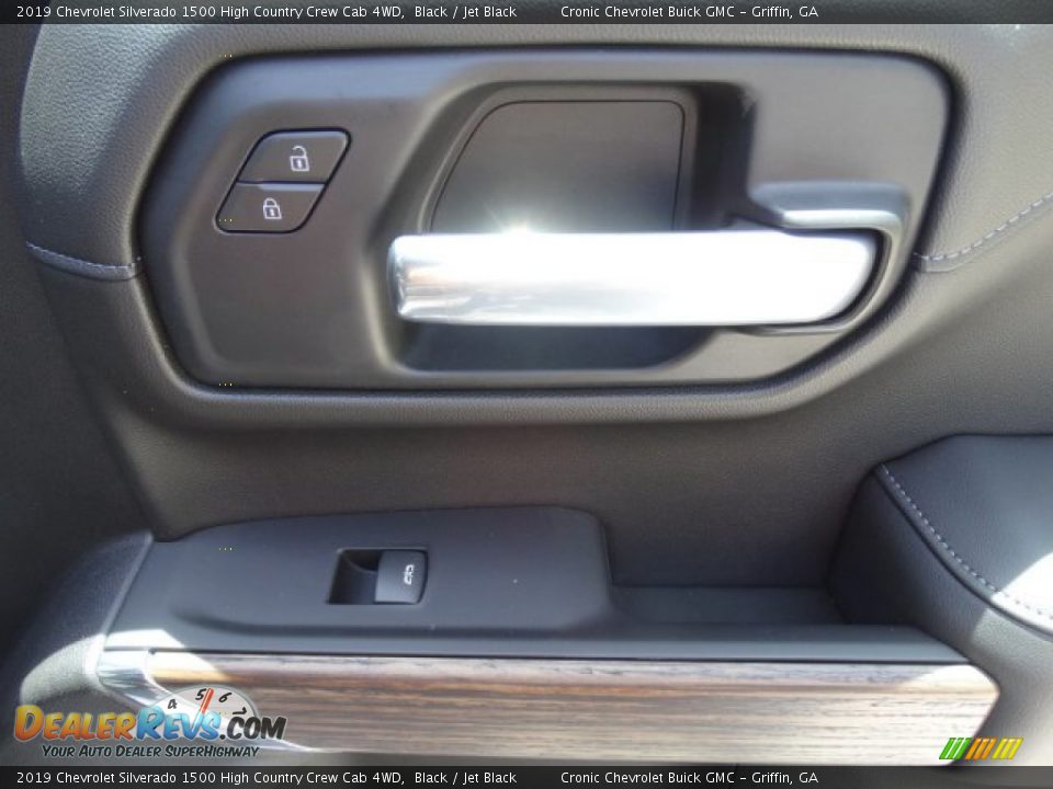 2019 Chevrolet Silverado 1500 High Country Crew Cab 4WD Black / Jet Black Photo #30