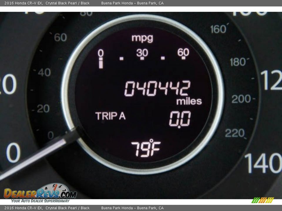 2016 Honda CR-V EX Crystal Black Pearl / Black Photo #6