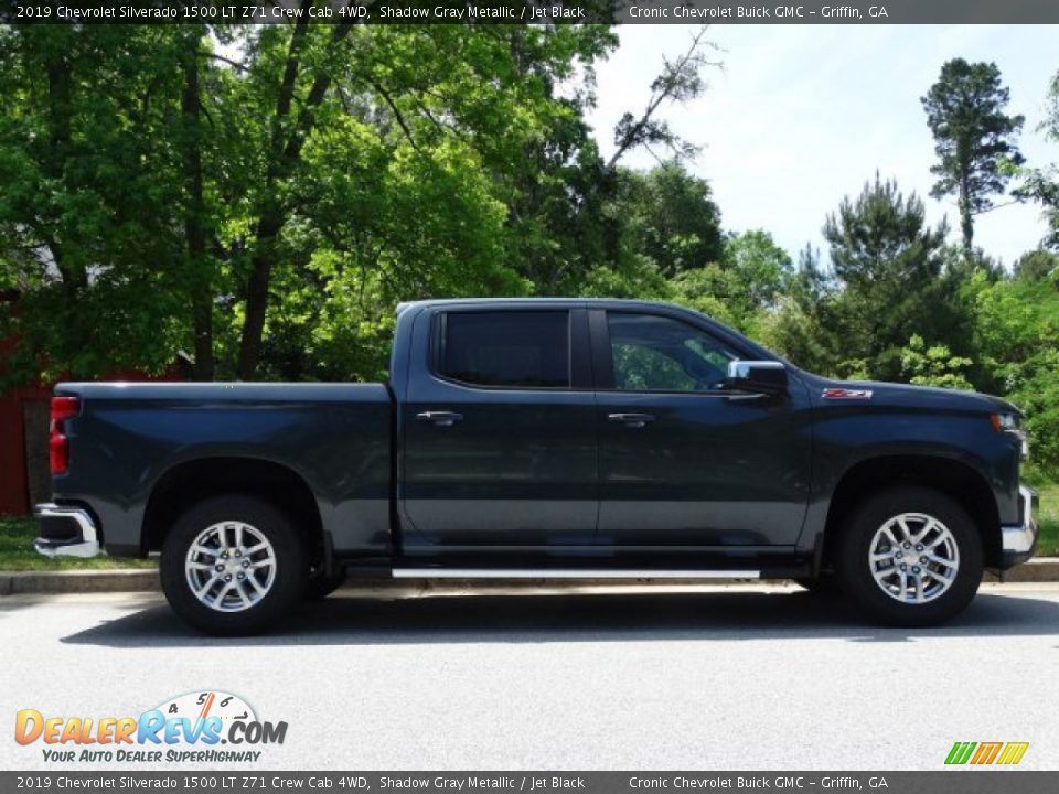 2019 Chevrolet Silverado 1500 LT Z71 Crew Cab 4WD Shadow Gray Metallic / Jet Black Photo #2