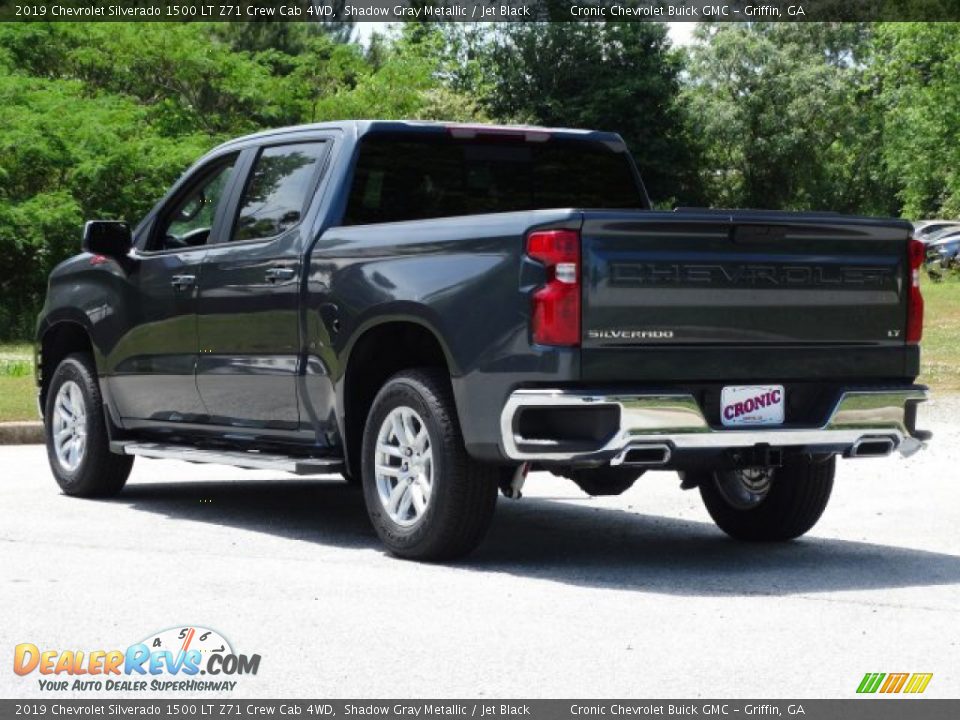 2019 Chevrolet Silverado 1500 LT Z71 Crew Cab 4WD Shadow Gray Metallic / Jet Black Photo #6