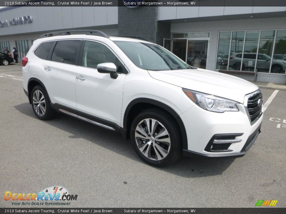 2019 Subaru Ascent Touring Crystal White Pearl / Java Brown Photo #1