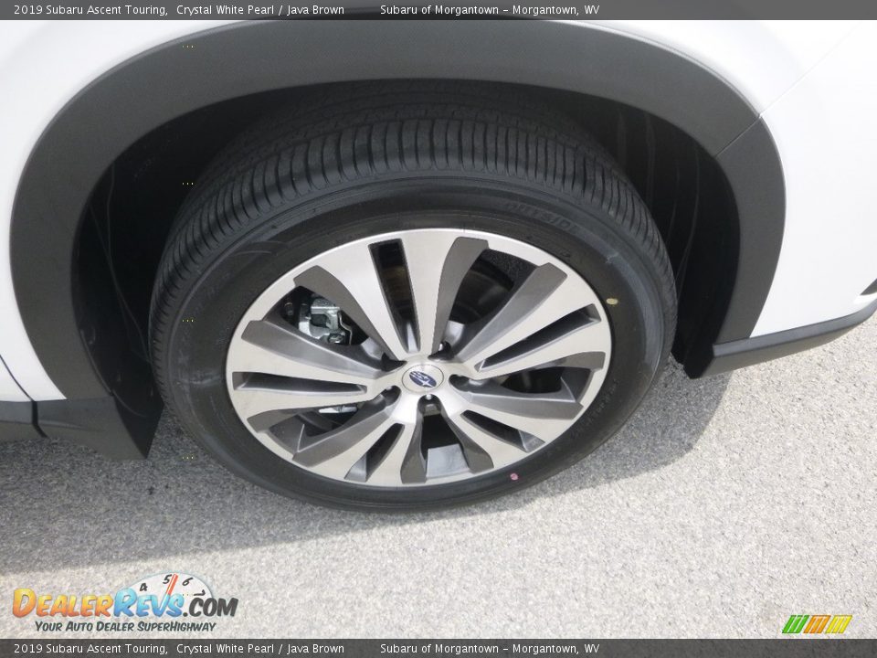 2019 Subaru Ascent Touring Crystal White Pearl / Java Brown Photo #2