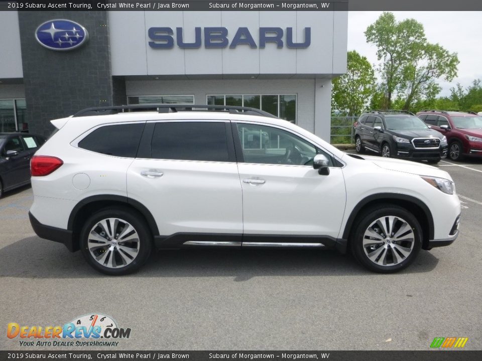 2019 Subaru Ascent Touring Crystal White Pearl / Java Brown Photo #3