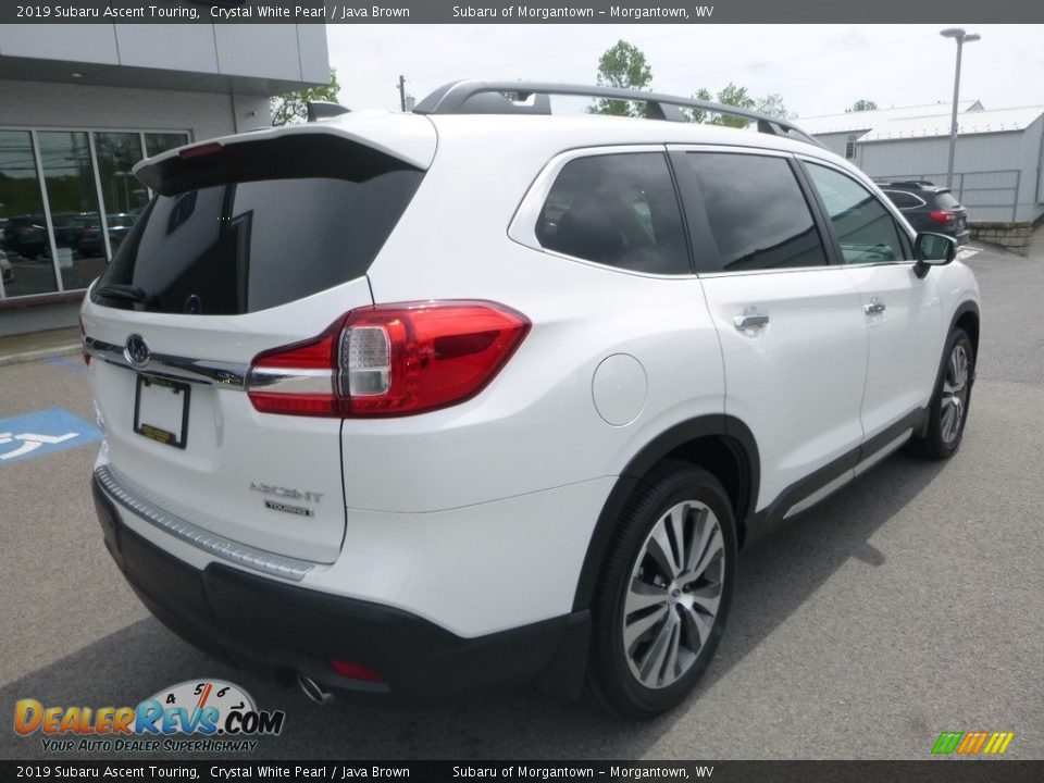 2019 Subaru Ascent Touring Crystal White Pearl / Java Brown Photo #4