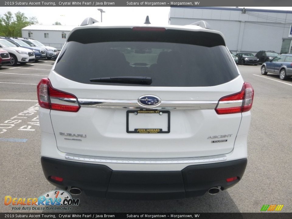 2019 Subaru Ascent Touring Crystal White Pearl / Java Brown Photo #5