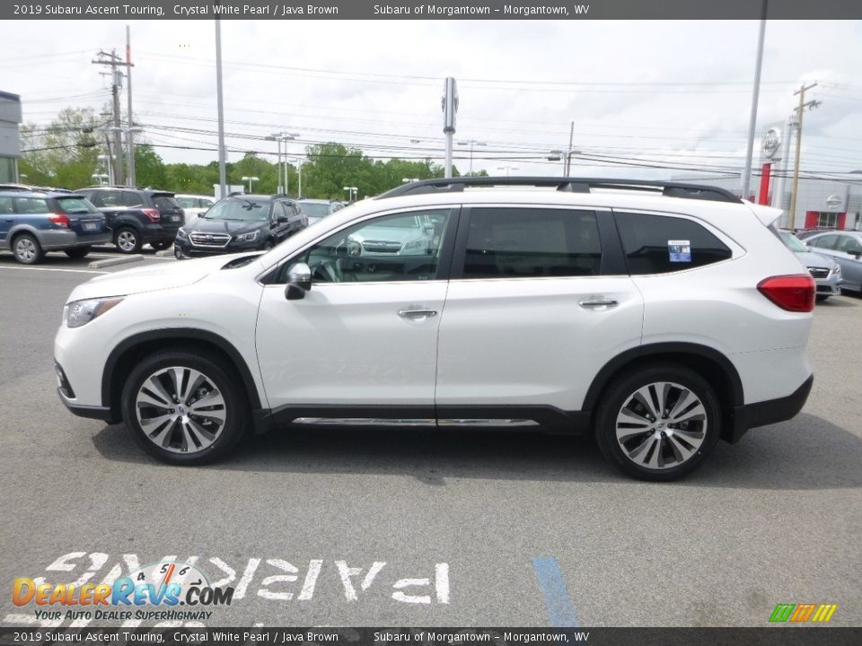 2019 Subaru Ascent Touring Crystal White Pearl / Java Brown Photo #7