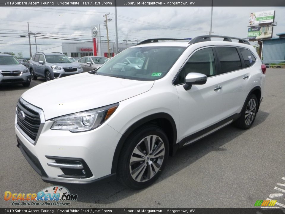 2019 Subaru Ascent Touring Crystal White Pearl / Java Brown Photo #8