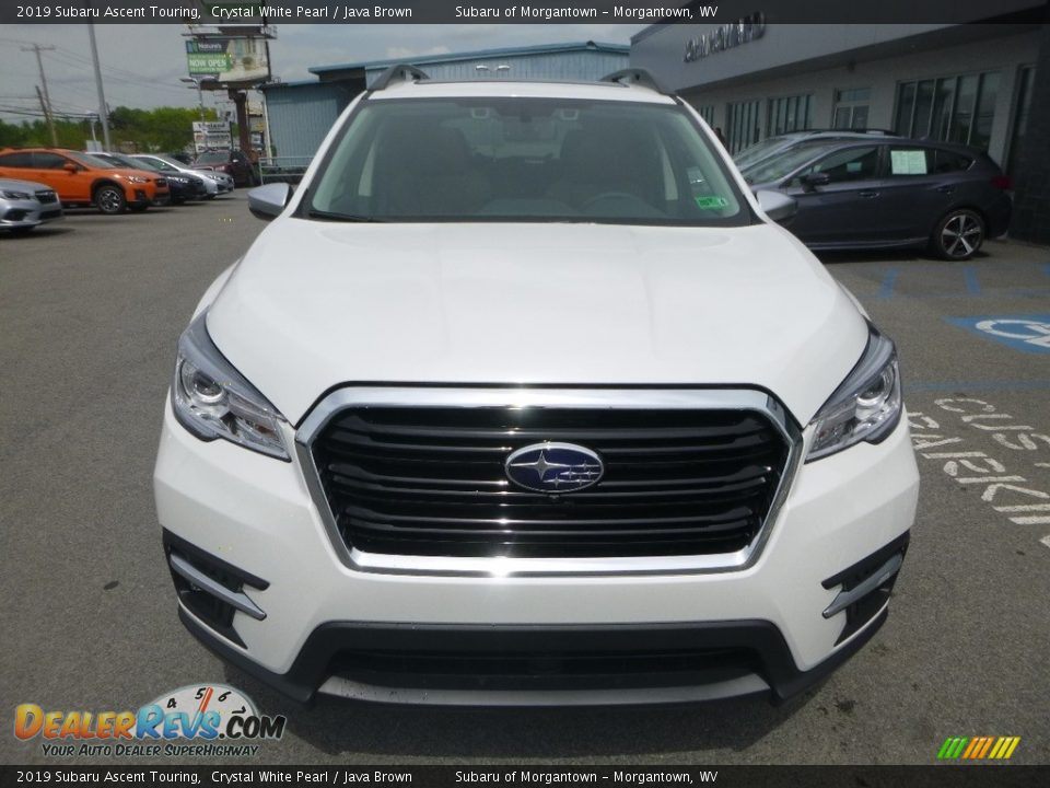 2019 Subaru Ascent Touring Crystal White Pearl / Java Brown Photo #9