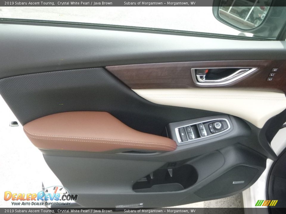 2019 Subaru Ascent Touring Crystal White Pearl / Java Brown Photo #14