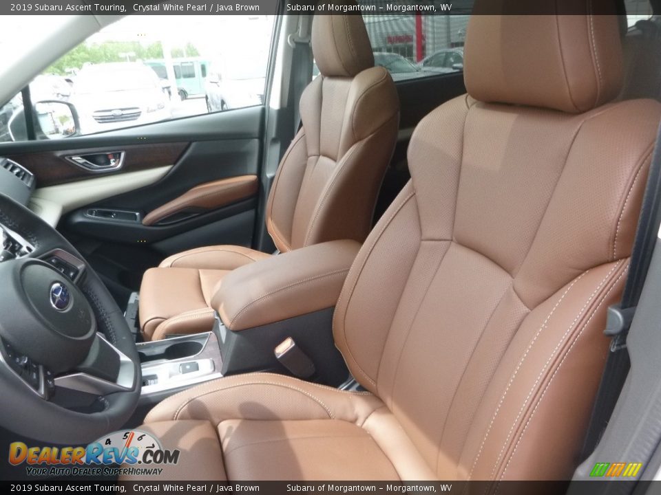 2019 Subaru Ascent Touring Crystal White Pearl / Java Brown Photo #15