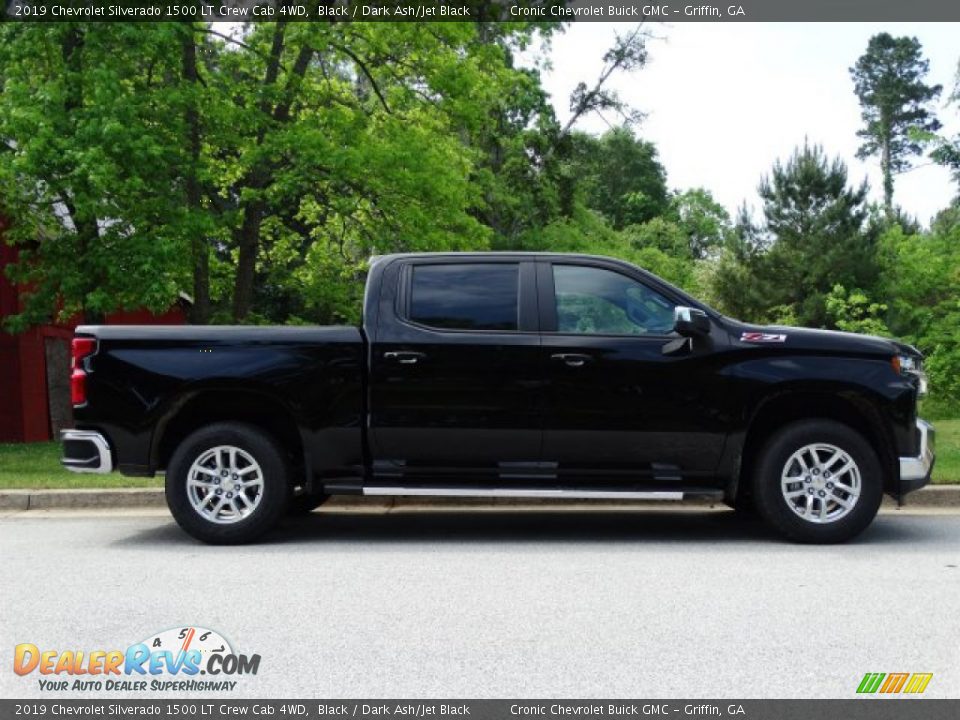 2019 Chevrolet Silverado 1500 LT Crew Cab 4WD Black / Dark Ash/Jet Black Photo #2