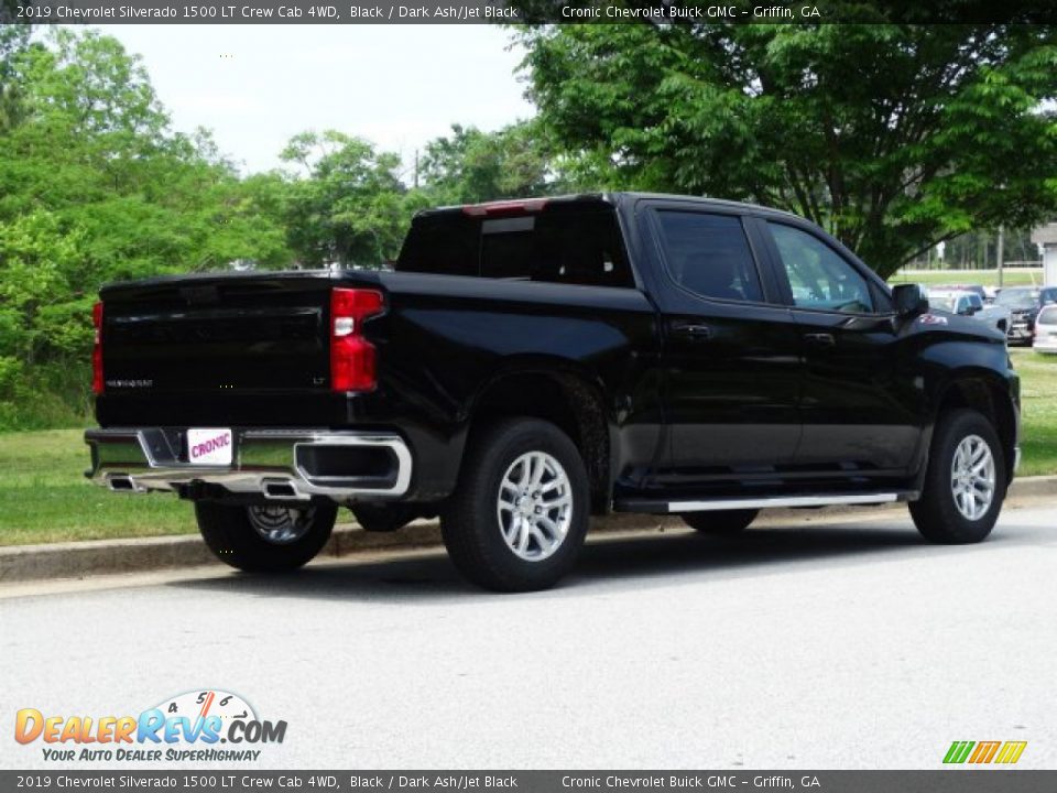 2019 Chevrolet Silverado 1500 LT Crew Cab 4WD Black / Dark Ash/Jet Black Photo #3