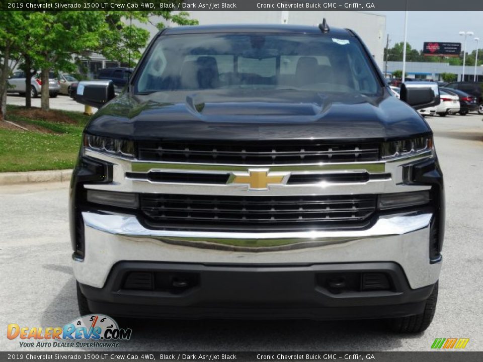 2019 Chevrolet Silverado 1500 LT Crew Cab 4WD Black / Dark Ash/Jet Black Photo #4