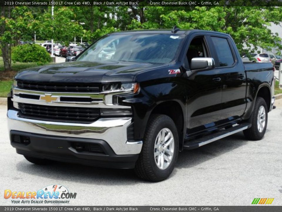 2019 Chevrolet Silverado 1500 LT Crew Cab 4WD Black / Dark Ash/Jet Black Photo #5