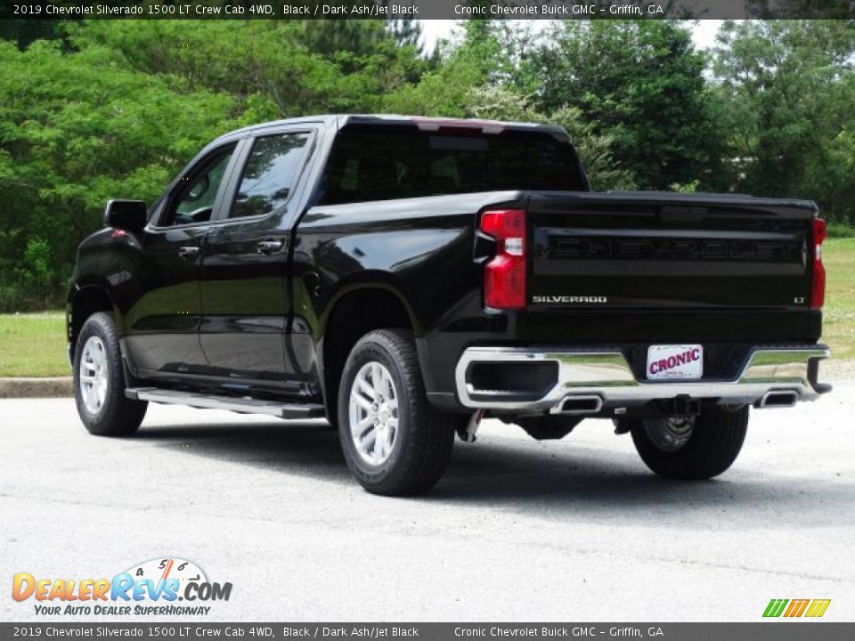 2019 Chevrolet Silverado 1500 LT Crew Cab 4WD Black / Dark Ash/Jet Black Photo #6