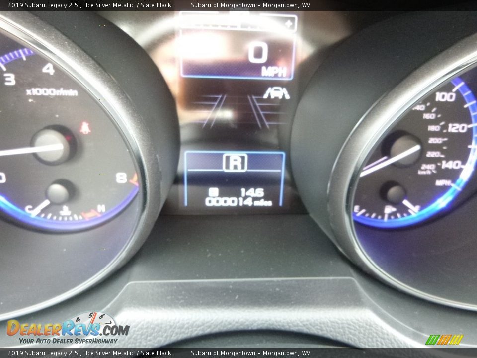 2019 Subaru Legacy 2.5i Ice Silver Metallic / Slate Black Photo #20