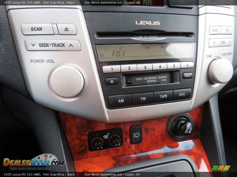 2005 Lexus RX 330 AWD Flint Gray Mica / Black Photo #28