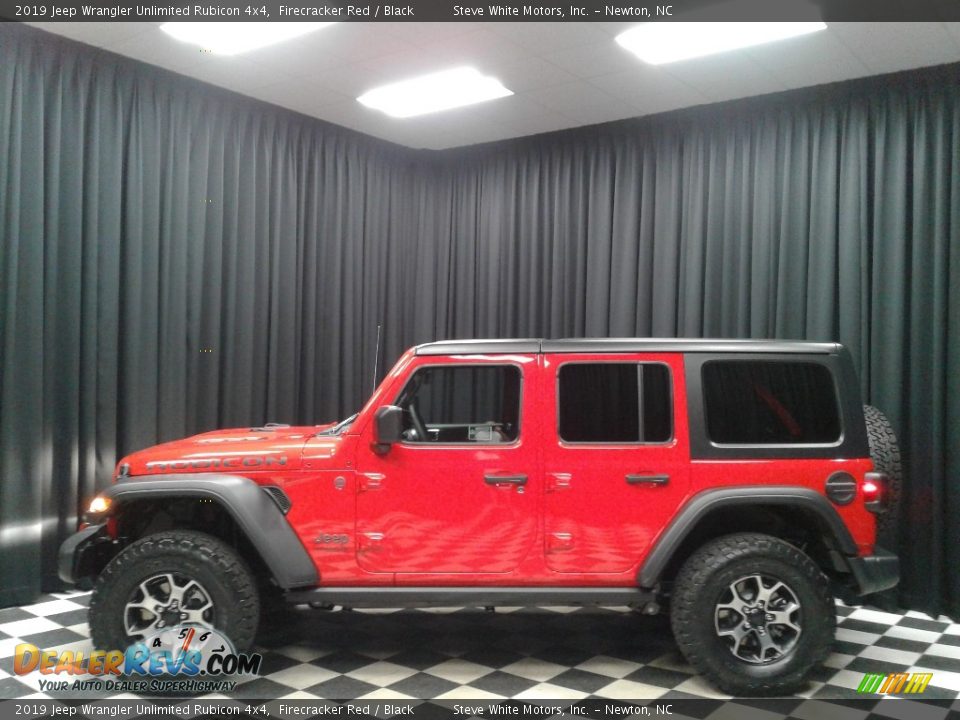 2019 Jeep Wrangler Unlimited Rubicon 4x4 Firecracker Red / Black Photo #1