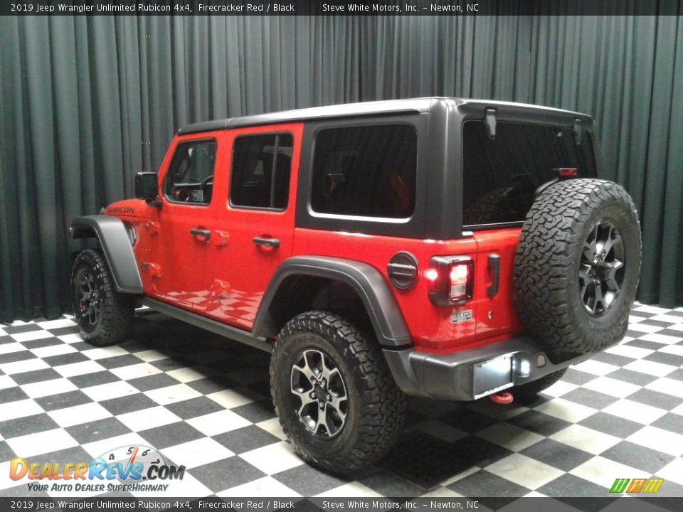 2019 Jeep Wrangler Unlimited Rubicon 4x4 Firecracker Red / Black Photo #8