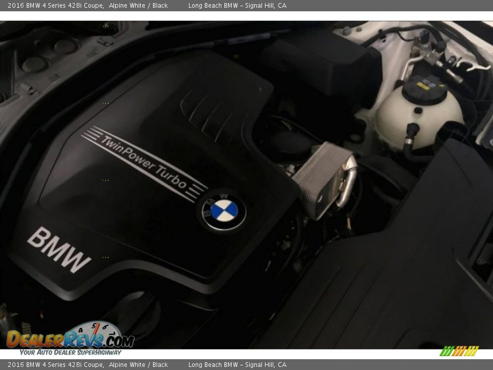 2016 BMW 4 Series 428i Coupe Alpine White / Black Photo #27