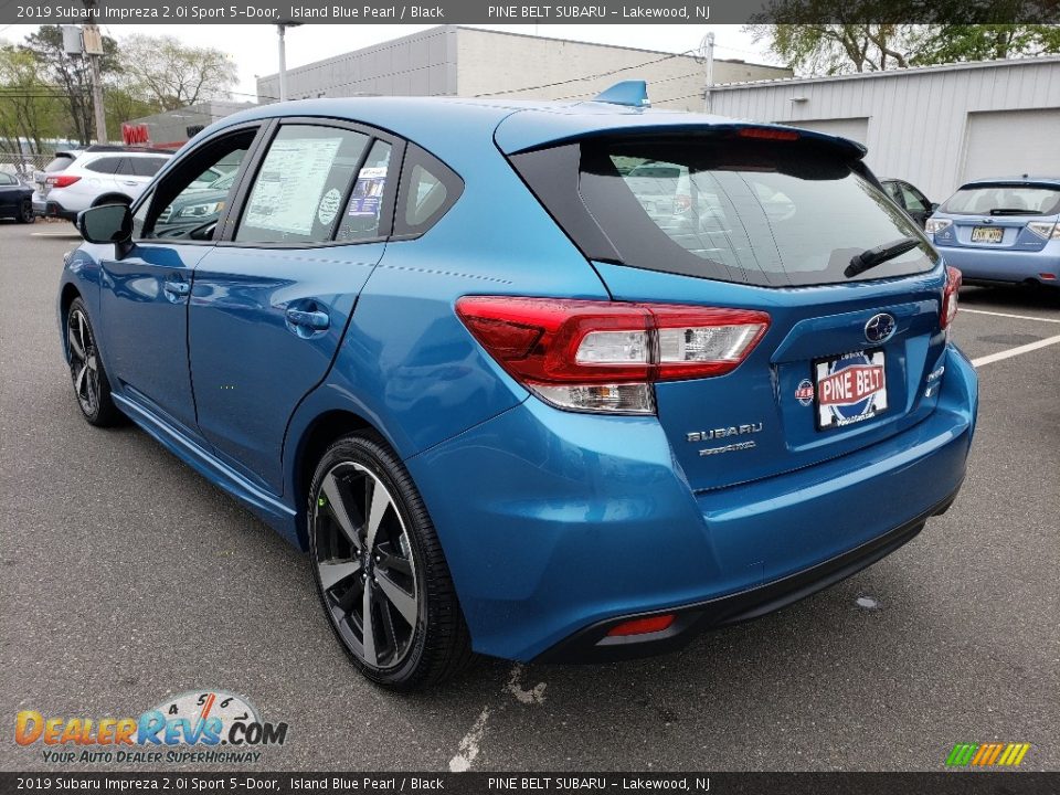 2019 Subaru Impreza 2.0i Sport 5-Door Island Blue Pearl / Black Photo #4
