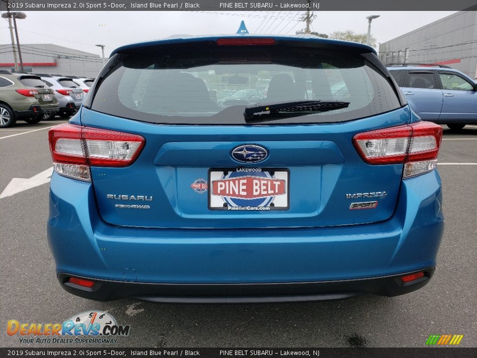 2019 Subaru Impreza 2.0i Sport 5-Door Island Blue Pearl / Black Photo #5