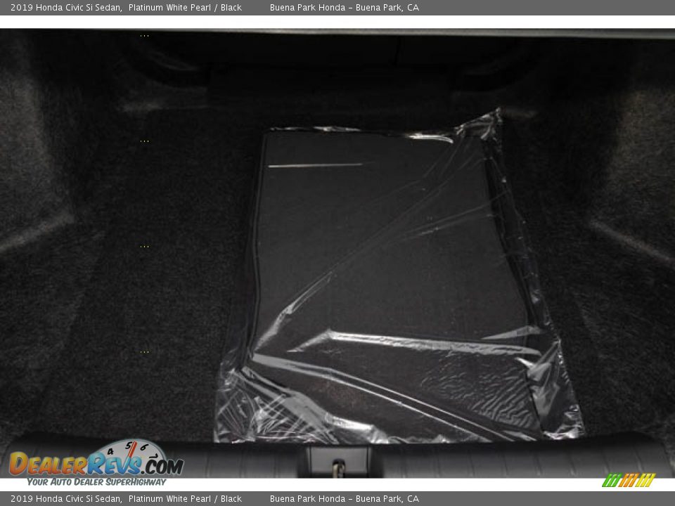 2019 Honda Civic Si Sedan Platinum White Pearl / Black Photo #29
