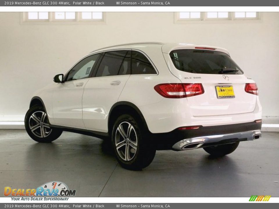 2019 Mercedes-Benz GLC 300 4Matic Polar White / Black Photo #2