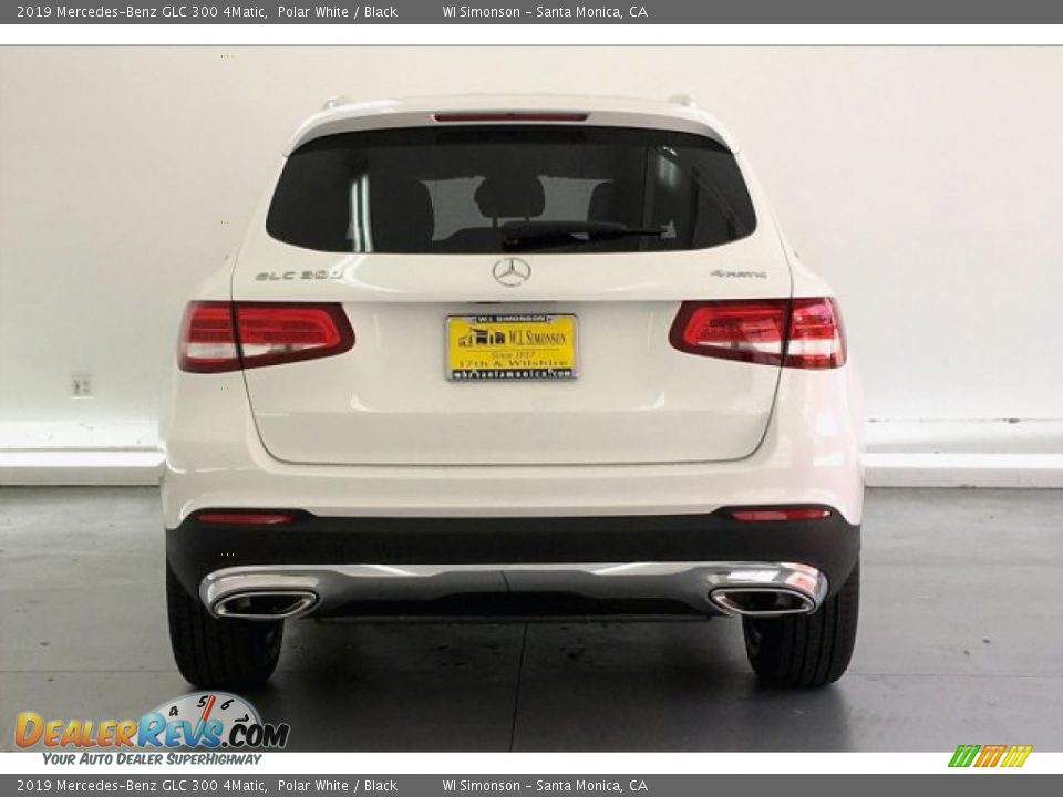 2019 Mercedes-Benz GLC 300 4Matic Polar White / Black Photo #3