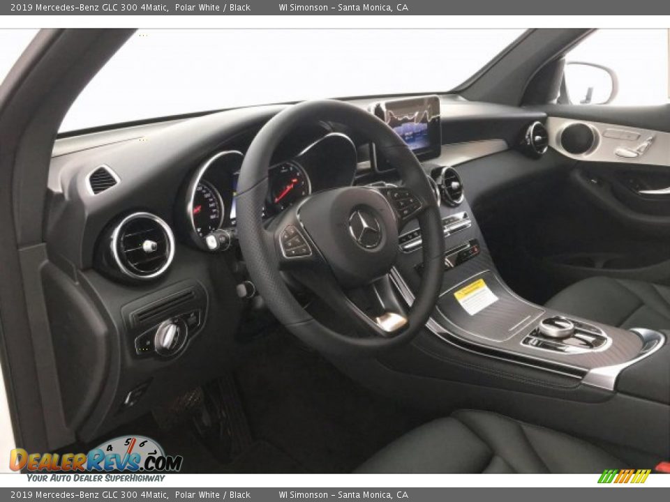 2019 Mercedes-Benz GLC 300 4Matic Polar White / Black Photo #4