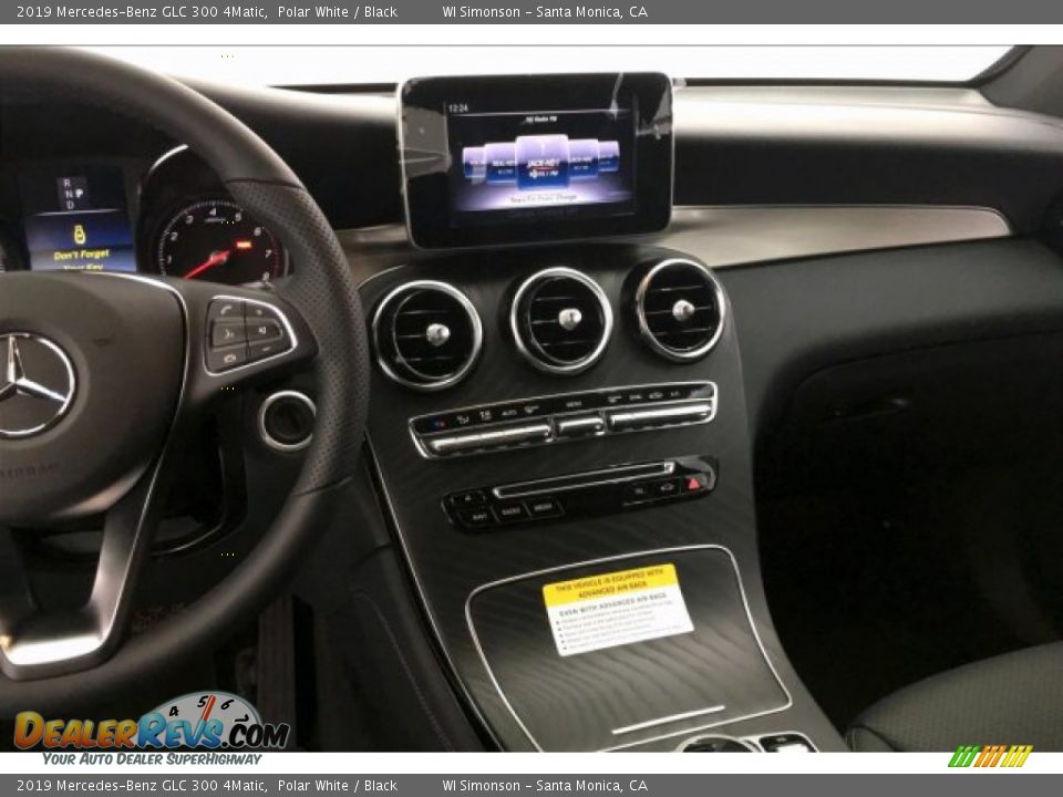 2019 Mercedes-Benz GLC 300 4Matic Polar White / Black Photo #6