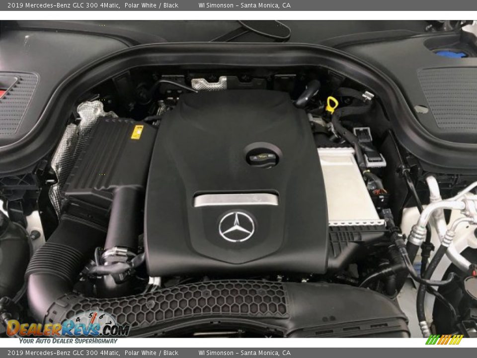 2019 Mercedes-Benz GLC 300 4Matic Polar White / Black Photo #8