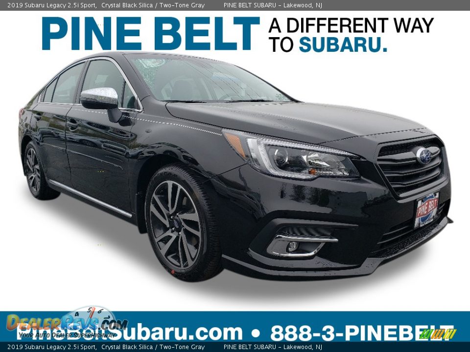 2019 Subaru Legacy 2.5i Sport Crystal Black Silica / Two-Tone Gray Photo #1