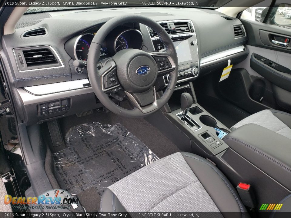 Two-Tone Gray Interior - 2019 Subaru Legacy 2.5i Sport Photo #8