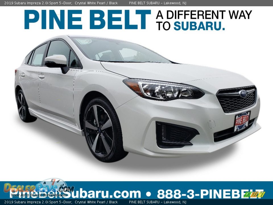 2019 Subaru Impreza 2.0i Sport 5-Door Crystal White Pearl / Black Photo #1