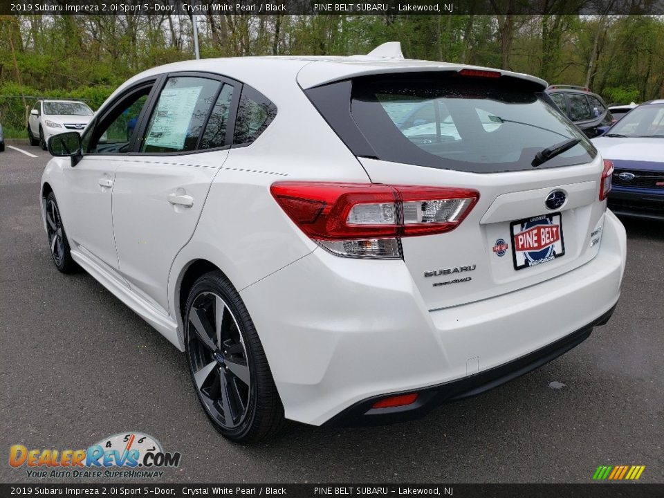 2019 Subaru Impreza 2.0i Sport 5-Door Crystal White Pearl / Black Photo #4