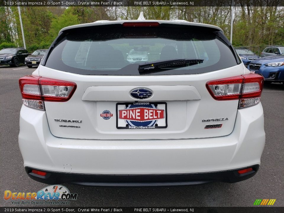 2019 Subaru Impreza 2.0i Sport 5-Door Crystal White Pearl / Black Photo #5