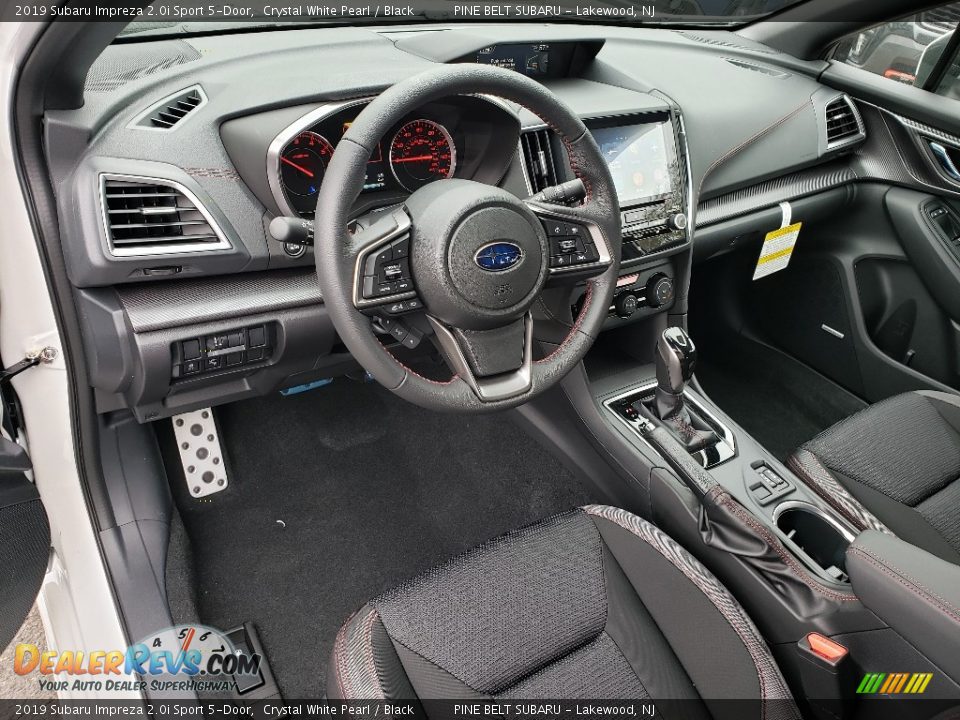 Black Interior - 2019 Subaru Impreza 2.0i Sport 5-Door Photo #8