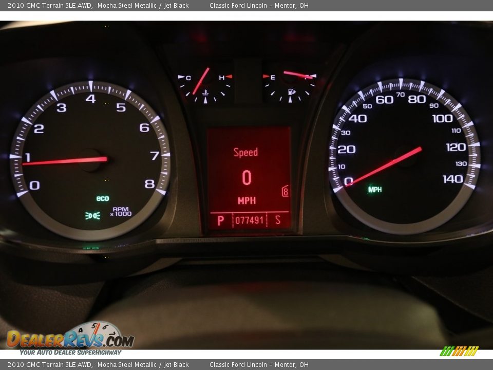 2010 GMC Terrain SLE AWD Mocha Steel Metallic / Jet Black Photo #8