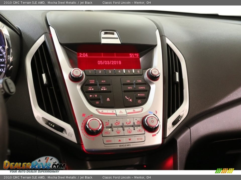 2010 GMC Terrain SLE AWD Mocha Steel Metallic / Jet Black Photo #9