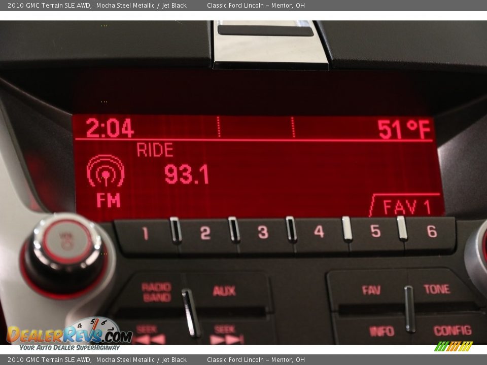 2010 GMC Terrain SLE AWD Mocha Steel Metallic / Jet Black Photo #10