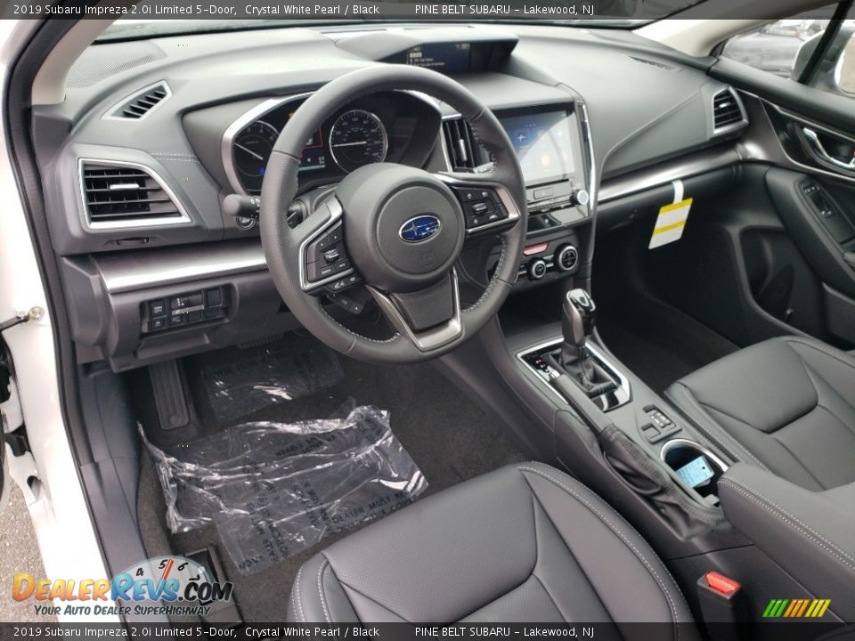 Black Interior - 2019 Subaru Impreza 2.0i Limited 5-Door Photo #8
