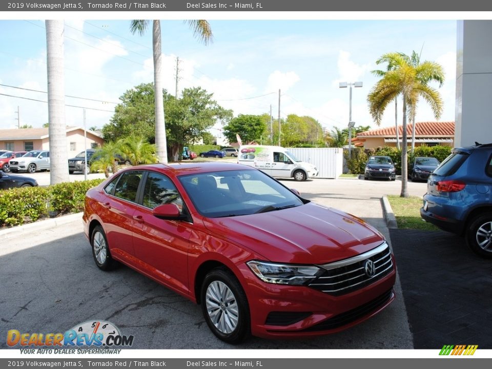 2019 Volkswagen Jetta S Tornado Red / Titan Black Photo #1