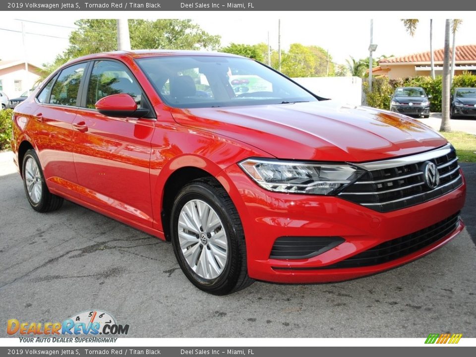 2019 Volkswagen Jetta S Tornado Red / Titan Black Photo #2