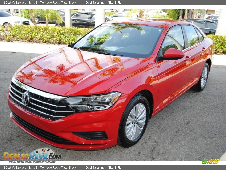 2019 Volkswagen Jetta S Tornado Red / Titan Black Photo #4