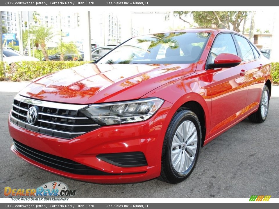 2019 Volkswagen Jetta S Tornado Red / Titan Black Photo #5