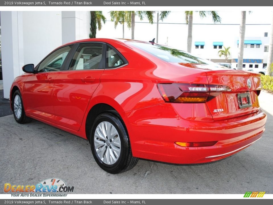 2019 Volkswagen Jetta S Tornado Red / Titan Black Photo #7