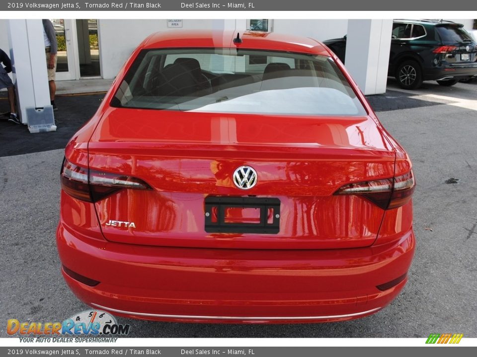 2019 Volkswagen Jetta S Tornado Red / Titan Black Photo #8